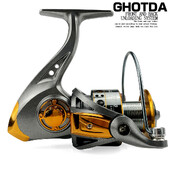 Metalinės ritės, 5.2:1 greitaeigės karpių spiningo ritės Žvejybos sūriame vandenyje priedai