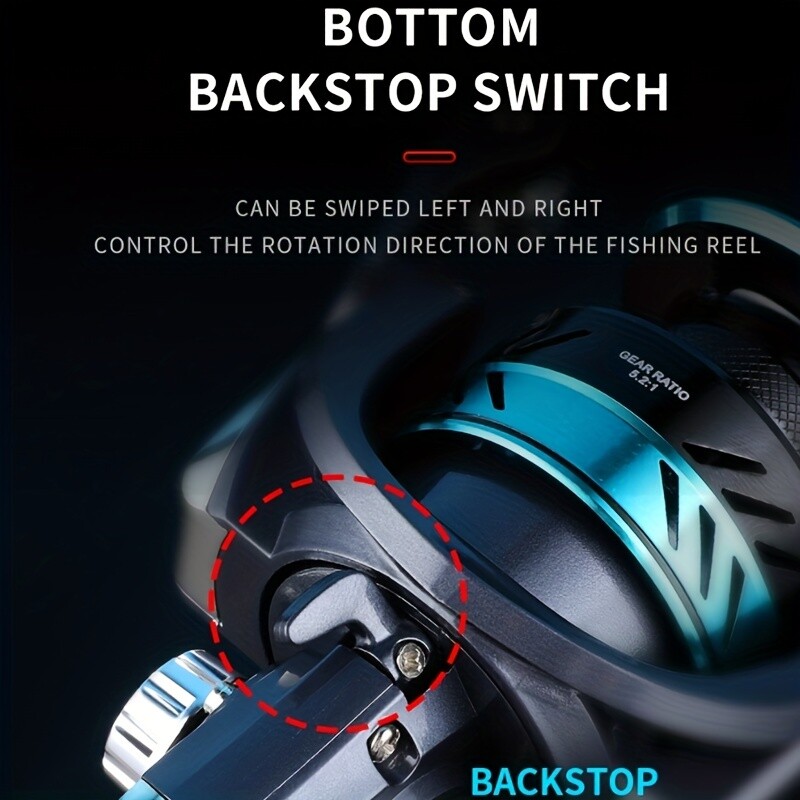 BILLINGS DK 1000–7000 sērija, 5,2:1 pārnesuma attiecība, 22 LB maksimālā vilkme, CNC metāla spole, griežamā makšķerēšanas spole, saldūdens sālsūdenim