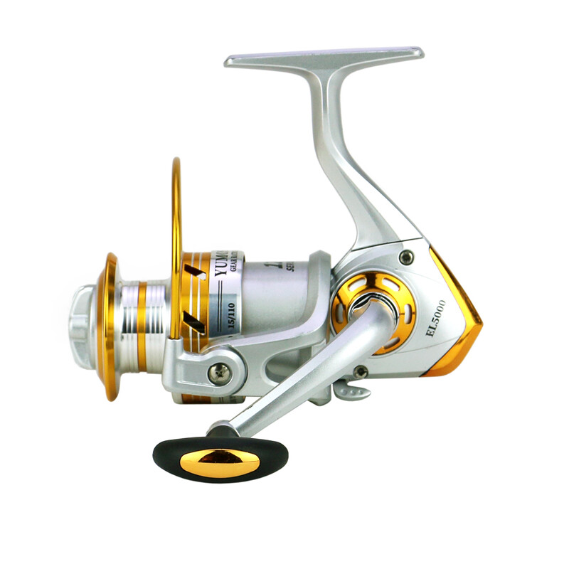 1000-7000 sērijas stiepļu kauss metāla šūpuļsvira maināma kreisais un labais spinings makšķerēšanas spole karpu makšķerēšanas spininga spole