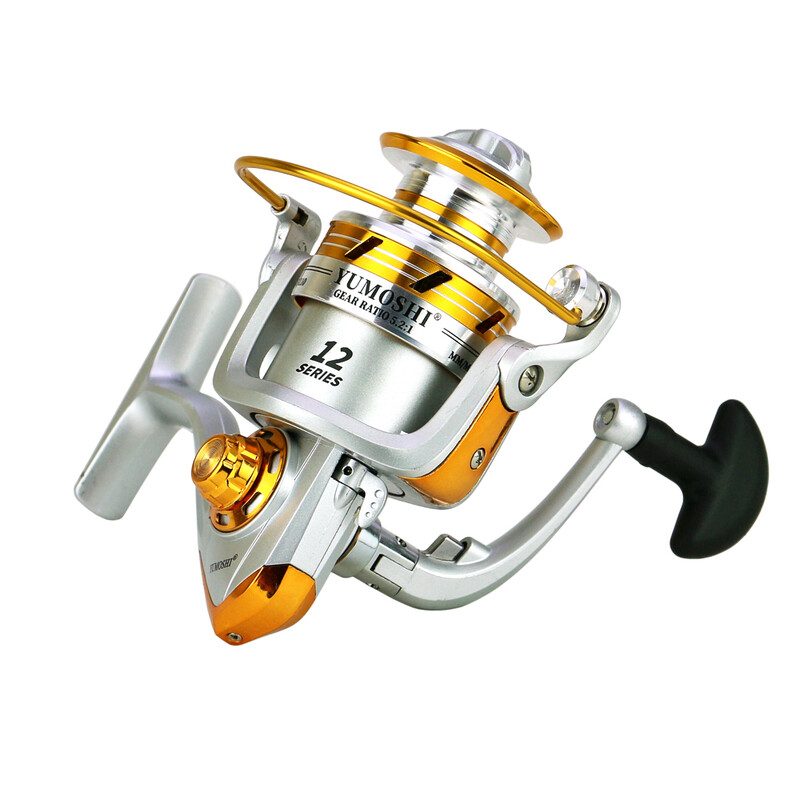 1000-7000 sērijas stiepļu kauss metāla šūpuļsvira maināma kreisais un labais spinings makšķerēšanas spole karpu makšķerēšanas spininga spole