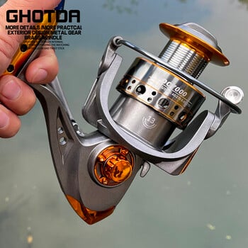 Spinning Reel Freshwater/Saltwater Carretilha 13BB 5.2:1 Fishing Reel Fishing Tackle 1000 2000 3000 4000 5000 6000 7000