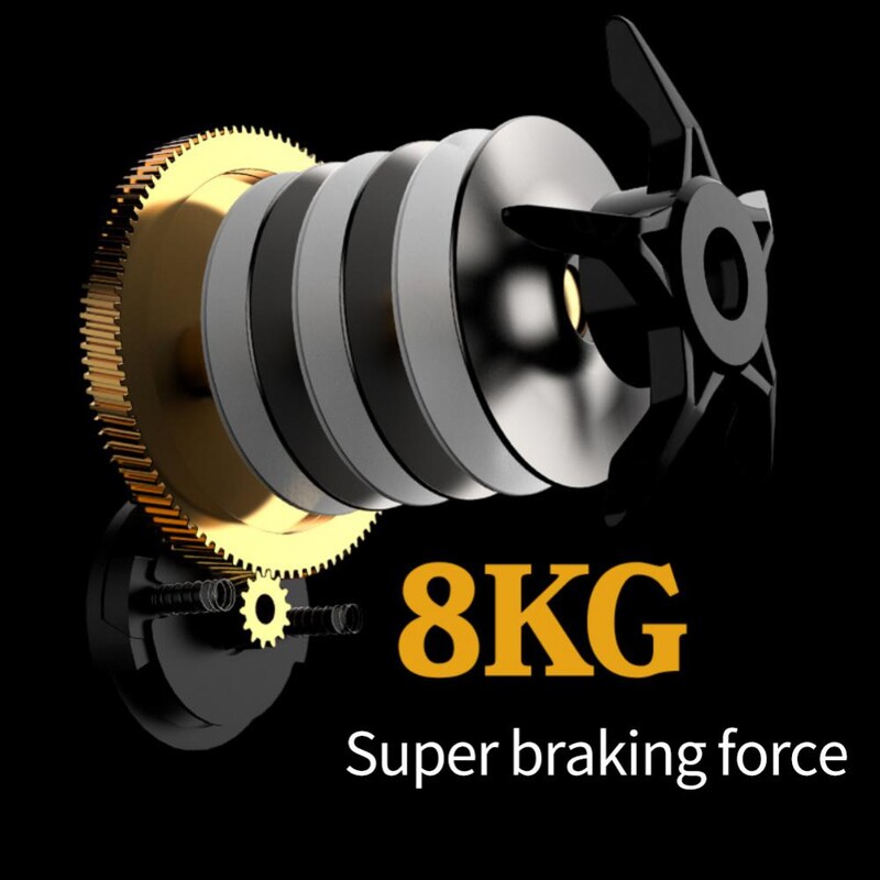 Piscifun Alijoz 300 zema profila ēsmas spole 15 KG Max Drag 8+1 gultņi alumīnija rāmis saldūdens sālsūdens makšķerēšanas spole