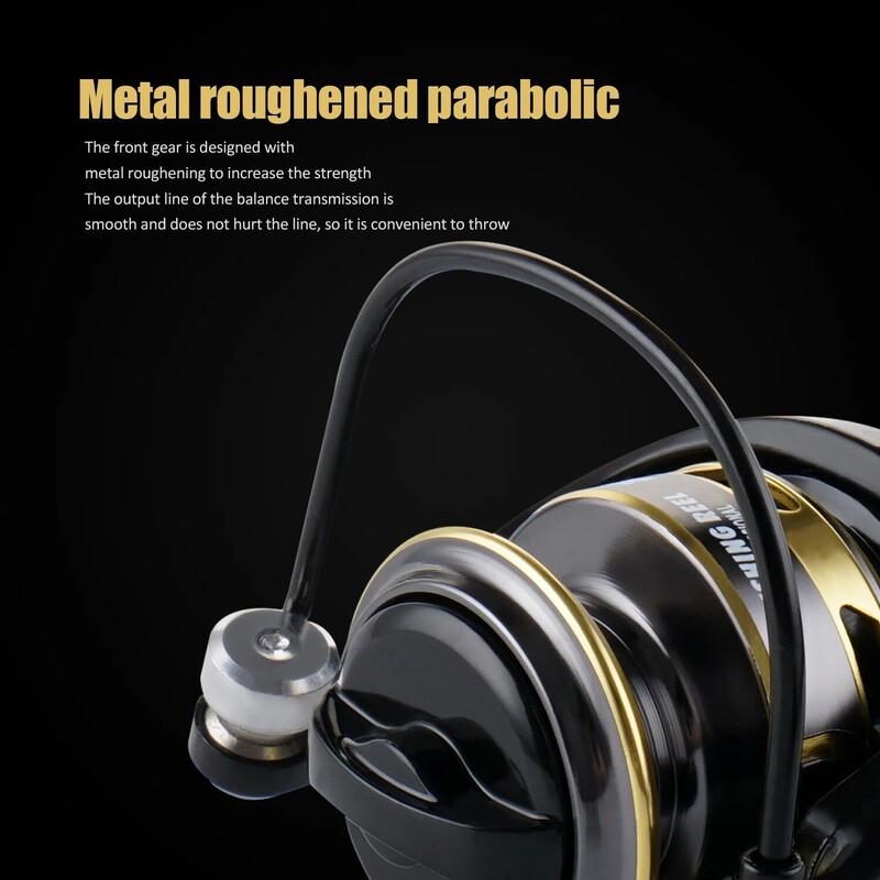 Huidiao 500 800. sērijas bezrūsas un gluds gultnis 5.2:1 makšķerēšanas spoles vilkšanas sistēma 5 kg maksimālā jaudas vērpšanas riteņa makšķerēšanas spole