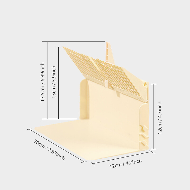 Pagarināms klavieres taustiņu plastmasas grāmatplaukts smagām grāmatām plauktiem Grāmatu plauktu turētāja failu organizētājs mājas birojam