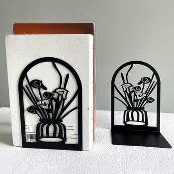 Bookends Διακοσμητικό βάζο για ράφια Βιβλιοθήκη σε σχήμα L για το σπίτι άκρες βιβλίων για παιδιά