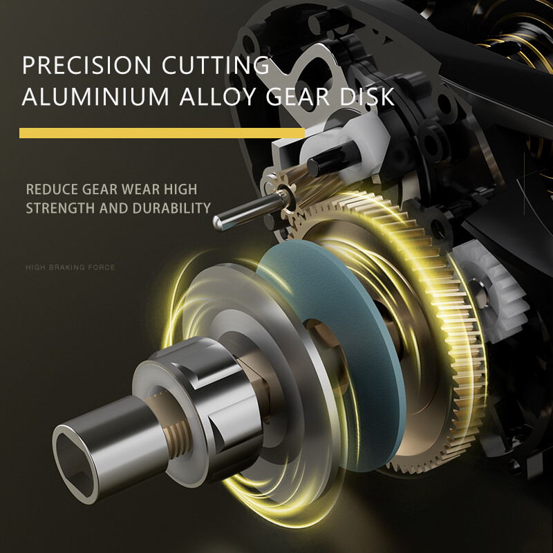 Haut Ton Plating Haut Ton Ultra Light 7.2.1 Omjer prijenosa 8 kg Max. otpor Lagani magnetski kočioni sustav od aluminija i karbonskih vlakana