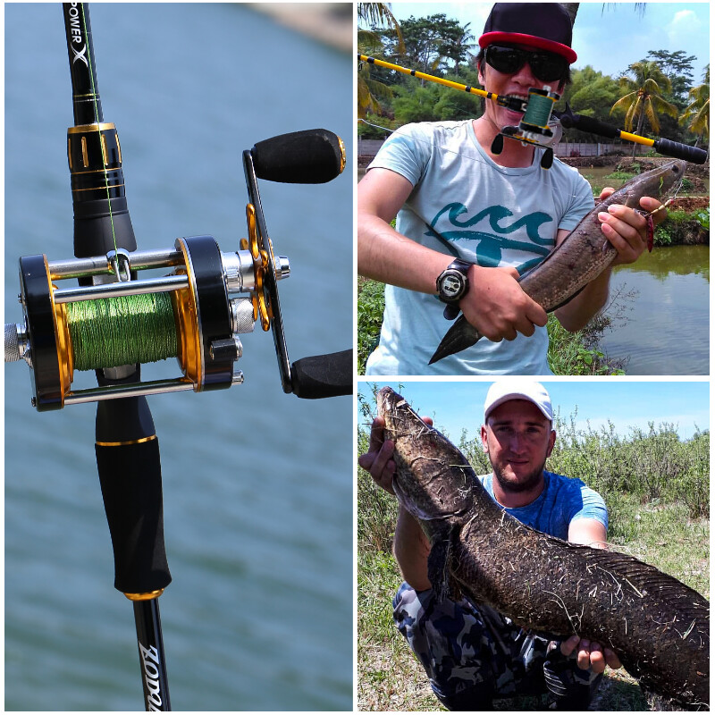Navijak Sougayilang WA Series Trolling Fishing Reel 6+1BB Max Drag 25Kg Casting Navijak používaný na rybolov v sladkej/slanej vode De Pesca
