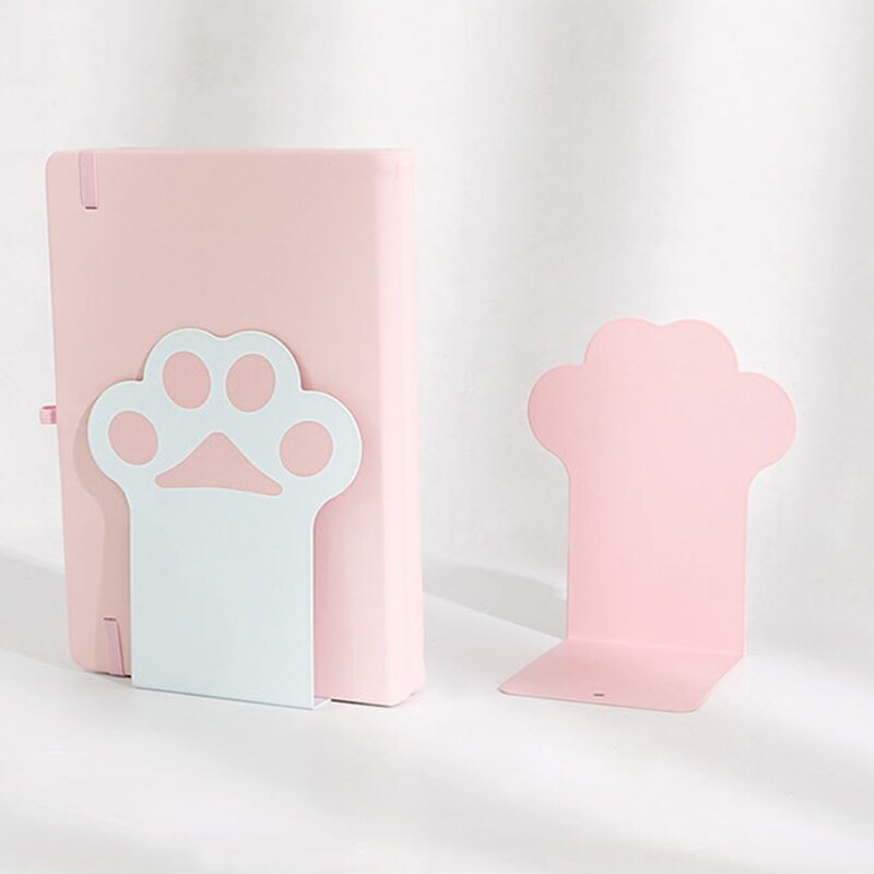 pentru Creative pentru labe de pisică Capete de cărți Stand Suport de cărți din metal Antiderapant Robuste pentru studenți Magazin Cărți Fișiere Reviste Ziar