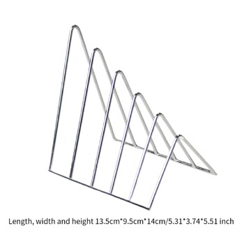 Ταξινόμηση φακέλων χωρίς ολίσθηση Επιτραπέζιο τρίγωνο Βιβλιοθήκη για συνταγές δίσκους βινυλίου Περιοδικά γραφείου Hold Heavy Books
