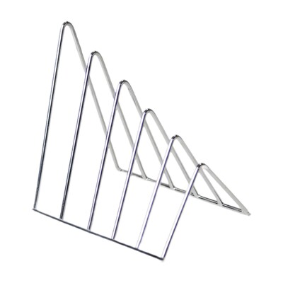 Ταξινόμηση φακέλων χωρίς ολίσθηση Επιτραπέζιο τρίγωνο Βιβλιοθήκη για συνταγές δίσκους βινυλίου Περιοδικά γραφείου Hold Heavy Books