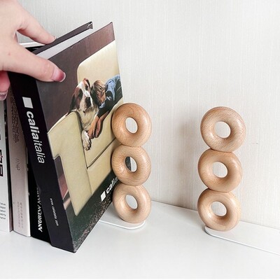 Display Holder Wooden Desktop Bookstand Minimalism Thickened Bookshelf Organizer Simple Durable Desk File Sorter Student