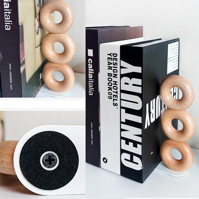 Βάση οθόνης Ξύλινη επιτραπέζια βιβλιοθήκη Μινιμαλισμός Πυκνωμένη οργάνωση βιβλιοθήκης Απλή ανθεκτική επιτραπέζια ταξινόμηση αρχείων Student