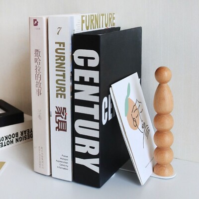 Thickened Wooden Desktop Bookstand Minimalism Display Holder Desk File Sorter Simple Durable Bookshelf Organizer Stationery