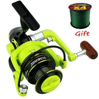 GHOTDA Fishing Reel 2000 3000 4000 5000 6000 7000 High Speed 5.2:1 Spinning Reel All Metal Spool Carp Fishing Reel Sea Tackle