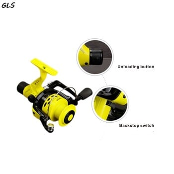 12BB Fishing Reel CTR2000-7000 5.5:1 Αναδιπλούμενος τροχός ψαρέματος βραχίονα με οπίσθια έλξη