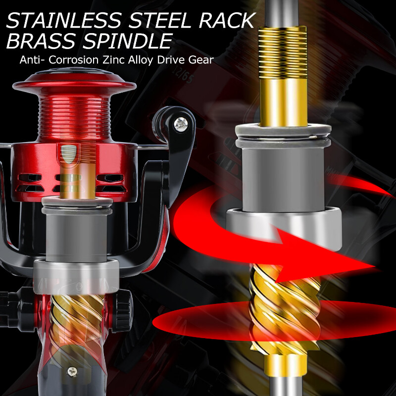 Mulinete de pescuit spinning Sougayilang, seria 4000, mulinetă de pescuit ultra ușoară, raport de transmisie 5.2:1, MAX Drag 5KG, mulinetă de pescuit la crap