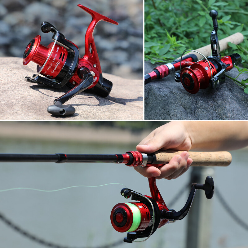 Mulinete de pescuit spinning Sougayilang, seria 4000, mulinetă de pescuit ultra ușoară, raport de transmisie 5.2:1, MAX Drag 5KG, mulinetă de pescuit la crap