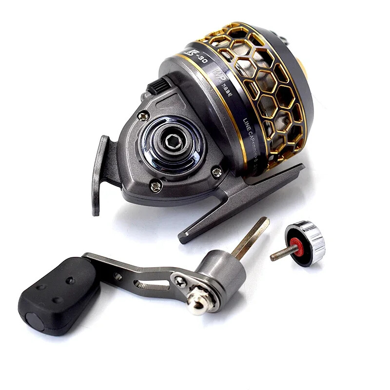 Mulinetă de pescuit cu praștie din metal Tuning Spincasting Catapult Arc pentru vânătoare în aer liber Sport marin Mulinete de tragere Accesorii Instrument nou