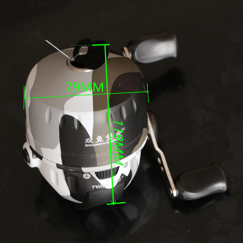 Mulinetă Spincast mare Pescuit PS40 Slingshot Spool În aer liber Trage pește cu fir de nailon 7#