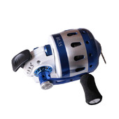 Mulinetă Spincast de pescuit BL35 6+1BB Bobină metalică închisă Slingshot Trage pește în aer liber cu brățară 5# linie PE 55M