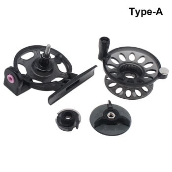 Fly Fishing Reels ABS Ελαφρύ καρούλι ψαριού για κυπρίνους Χειμερινό καρούλι ψαρέματος με πάγο Εργαλεία εργαλεία ψαρέματος σε εξωτερικούς χώρους