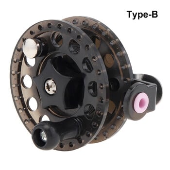 Fly Fishing Reels ABS Ελαφρύ καρούλι ψαριού για κυπρίνους Χειμερινό καρούλι ψαρέματος με πάγο Εργαλεία εργαλεία ψαρέματος σε εξωτερικούς χώρους