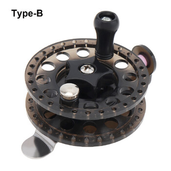 Fly Fishing Reels ABS Ελαφρύ καρούλι ψαριού για κυπρίνους Χειμερινό καρούλι ψαρέματος με πάγο Εργαλεία εργαλεία ψαρέματος σε εξωτερικούς χώρους