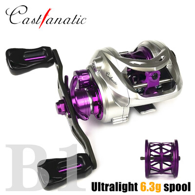 Castfanatic B1 157g ülikerge BFS FINESSE Baitcasting Reel 6,3g Pool Baitcaster Püügipool Ajing Forell Reel