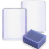 35PT augšējais iekrāvējs, caurspīdīgs, aizsargājošs tirdzniecības karšu turētājs, ciets plastmasas karšu piedurkņu turētājs beisbola karšu sporta kartēm