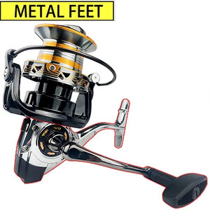 Long Shot Jigging Spinning Reel 9000/10000/12000 Series Surf Fishing Wheel 30KG Max Drag, Saltwater Big Trolling Reel Pesca