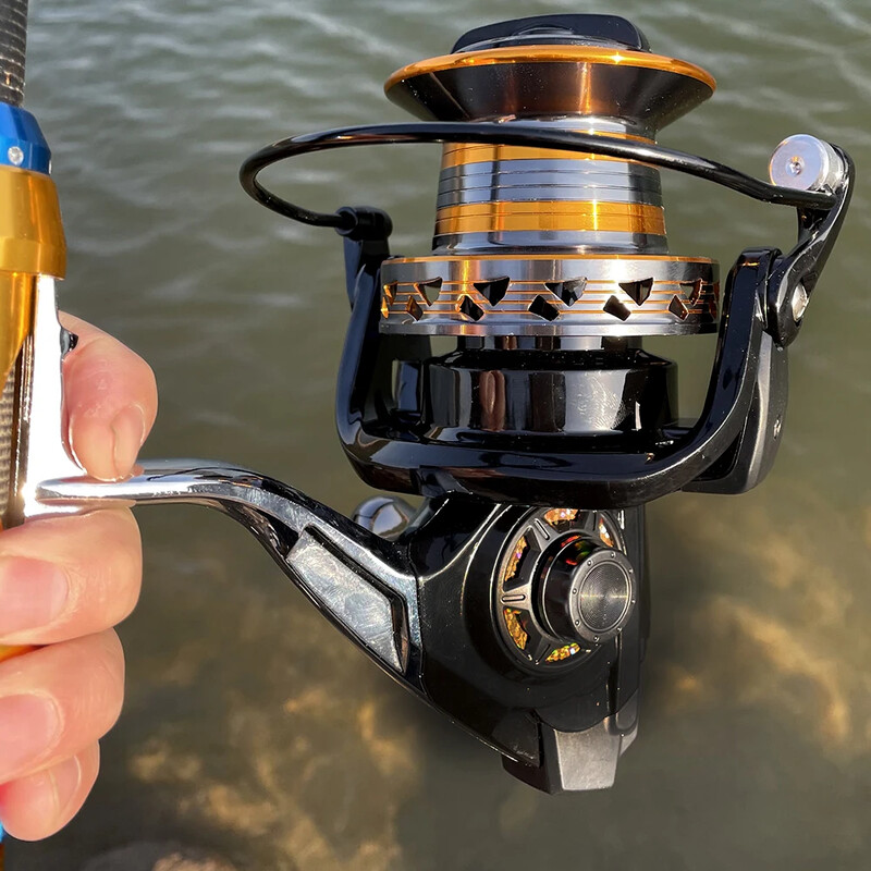 Long Shot Jigging Spinning Reel 9000/10000/12000 Series Surf Fishing Wheel 30KG Max Drag, Saltwater Big Trolling Reel Pesca