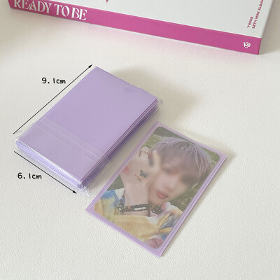 Sharkbang 50pcs/Παρτίδα Holo Card Sleeves 61x91mm 20C Macaron Color Kpop θήκη για καρτ ποστάλ Ταινίες Κάρτες παιχνιδιών Photocard Protector