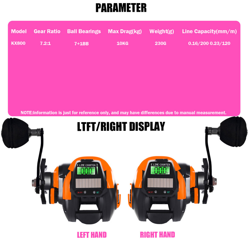 SAMOLLA žvejybos ritės USB ir saulės baterijų įkrovimas elektroniniu masaliniu LED ekranu 7.2:1 sūriam vandeniui atsparus, vandeniui atsparus būgno ratų liejimas