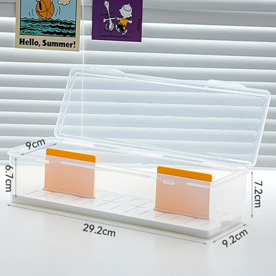 Clear Plastic Comppartmentalized Organizer Box Χωράει 550+ κάρτες παιχνιδιού Κουτί αποθήκευσης με ρυθμιζόμενο διαχωριστικό για κάρτες PTCG/MTG