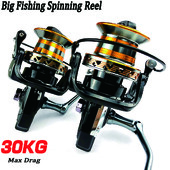 Макара за риболов Long Shot Spinning 9000 10000 12000 Series Max Drag 30kg Surfcasting Spinning Reel Соленоводни океански джигинг макари