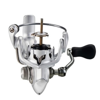 DEUKIO 2024 New Spinning Reels Silver Water Proof 800 Series 1000 CNC Handle Fishing Spinning Reel Roel ψαρέματος αλμυρού νερού