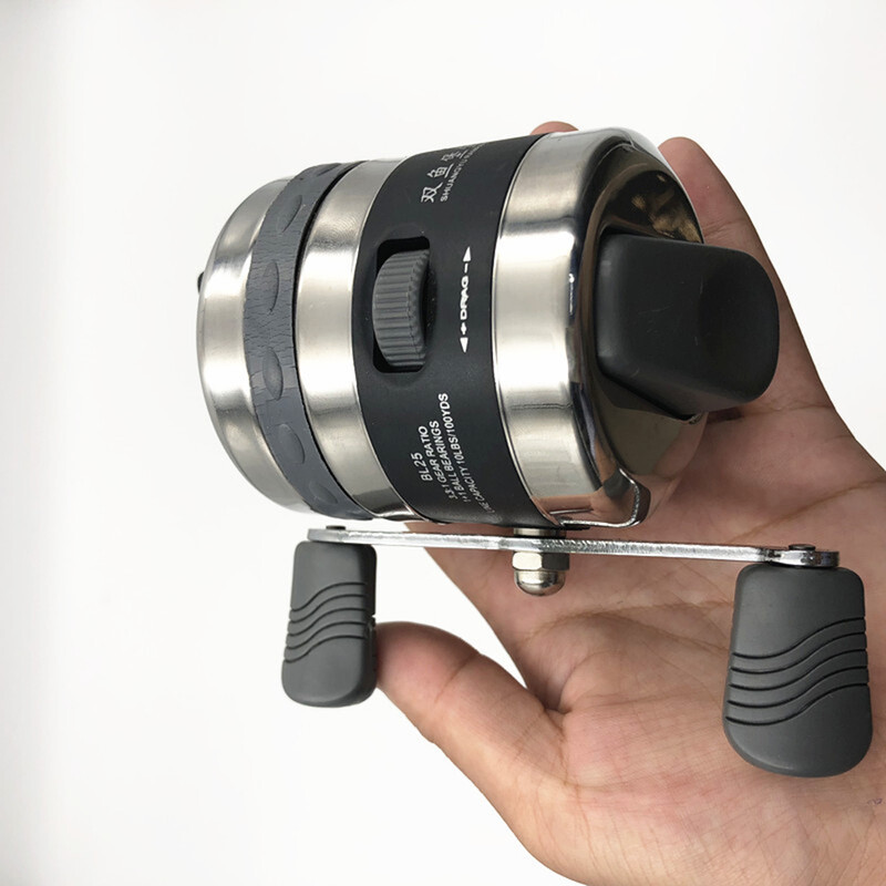 Риболовни макари Bl25 3.3:1 устойчиви на корозия макари от неръждаема стомана Затворена макара за риболов Аксесоари за риболовни принадлежности