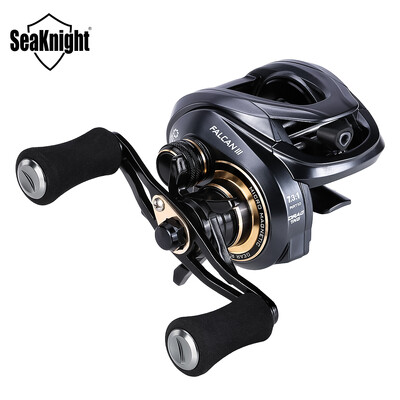 SeaKnight Μάρκα FALCAN3 Series 7.3:1 8.1:1 Baitcasting Fishing Reel Ultra-Linght 180g 15LB Long Casting Sea Reels Καρούλι αλουμινίου