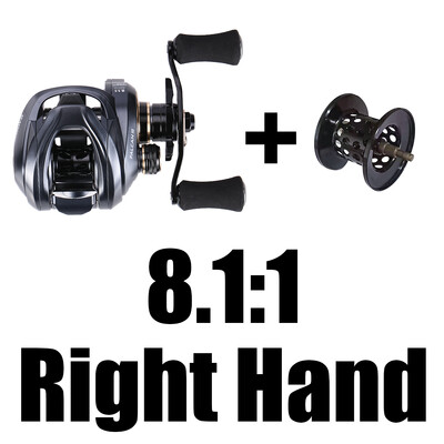 SeaKnight Μάρκα FALCAN3 Series 7.3:1 8.1:1 Baitcasting Fishing Reel Ultra-Linght 180g 15LB Long Casting Sea Reels Καρούλι αλουμινίου