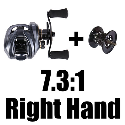 SeaKnight Μάρκα FALCAN3 Series 7.3:1 8.1:1 Baitcasting Fishing Reel Ultra-Linght 180g 15LB Long Casting Sea Reels Καρούλι αλουμινίου