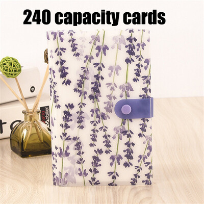 120/240 Capacity Cards Holder Binders Άλμπουμ για επιτραπέζια παιχνίδια 6*9cm Θήκη μανίκι καρτών 9 χρωμάτων