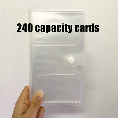 120/240 Capacity Cards Holder Binders Άλμπουμ για επιτραπέζια παιχνίδια 6*9cm Θήκη μανίκι καρτών 9 χρωμάτων