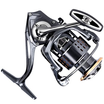 Surfcasting Sea Reel Черна въртяща се риболовна макара No Gap Серия High-casting Reel Предавателно отношение: 5,2:1/4,9:1 Макара за морски риболов