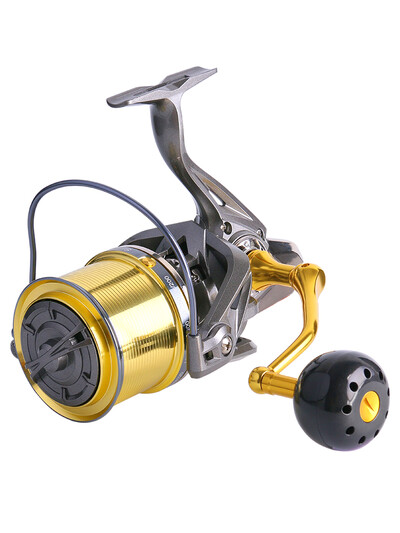 DEUKIO Big Spinning Fishing Reel 8000 10000 12000 Max Drag 20KG Sea Reel Free Line Carretilha De Pesca Ψάρια γλυκού νερού