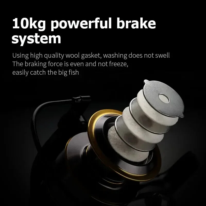 Sukimo ritė sūraus vandens gėlo vandens žvejybos ritė Itin lengvas metalinis rėmas, sklandus, tvirtas didelis greitis, skirtas bet kuriai žuvų rūšiai žvejoti