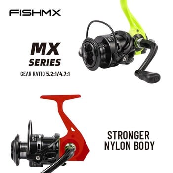 Fishmx Full Metal Spiol Grip Соленоводна сладководна въртяща се макара, подходяща за въдица за всякакъв вид риба