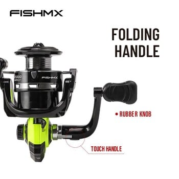 Fishmx Full Metal Spiol Grip Соленоводна сладководна въртяща се макара, подходяща за въдица за всякакъв вид риба