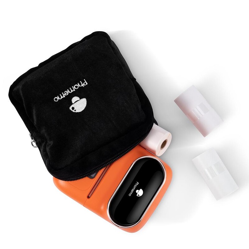 Чанта за съхранение на термичен принтер Phomemo, подходяща за чанта за съхранение на термохартия M02/M02S/M110/M02 Pro