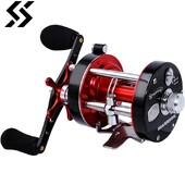 Sougayilang WA40-60 SeriesTrolling Καρούλι ψαρέματος 6+1BB Max Drag 25Kg Casting Roel που χρησιμοποιείται για ψάρεμα στο θαλασσινό νερό De Pesca