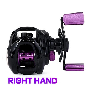 Jauna Baitcasting spole liela ātruma 7,3:1 pārnesumu attiecība saldūdens sālsūdens 10 ātrumu bremžu sistēma, maksimālā pretestība 8 kg makšķerēšanas TANK200H sērija